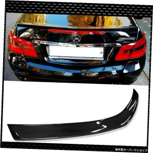 10-17�����Z�f�X�x���cW207C2072Dr�N�[�yE�N���XAMG�J�[�{���t�@�C�o�[���A�g�����N�X�|�C���[�E�B���O�u�[�c�ɓK�� Fits For 10-17 Mercedes Benz W207 C207 2Dr Coupe E Class AMG Carbon Fiber Rear Trunk Spoiler Wing Boot