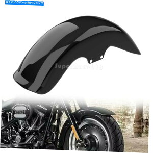 Front Fender ubNtgtF_[}bhK[hXvbVJo[tBbgn[[\tgt@bg{[C2006-2017 Black Front Fender Mudguard Splash Cover Fit For Harley Softail Fatboy 2006-2017