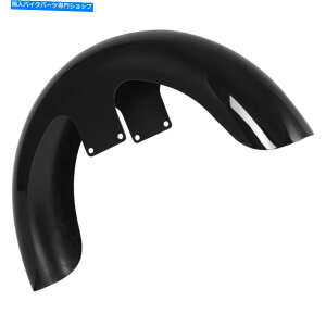 Front Fender �u���b�N21 �n�[���[�_�r�b�h�\���c�[�����O�X�g���[�g�O���C�h�t�����h�t���g�t�� Black 21 Wrap Front Fender For Harley Davidson Touring Street Glide FLTR FLHT�y���s�A���i�z