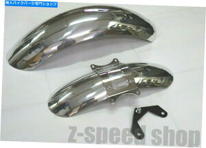 Front Fender tg+AtF_[Vo[JtFCGtB[hC^[Zv^[650GT650 2018 2019 Front + Rear fender Silver Cafe Royal Enfield Interceptor 650 &GT650 2018 2019