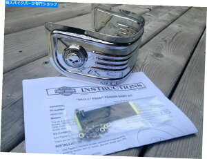 Front Fender n[[tgtF_[XJ[gEB[GXJc[O\tgEg[hLOtX`bN Harley front fender skirt Willie G skull touring softail ultra road king flstc