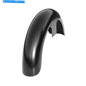 Front Fender �h������Ă��Ȃ���21 �t�����g�t�F���_�[�J�X�^���I�[�g�o�C���i Unpainted Black 21 Wrap Front Fender Custom Motorcycle Parts for Harley�y���s�A���i�z