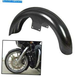 Front Fender 21 �n�[���[�c�[�����O�G���N�g���X�g���[�g���[�h�O���C�h�o�b�K�[�̂��߂̃��b�v�t�����g�t�F���_�[�X�`�[�� 21 Wrap Front Fender Steel For Harley Touring Electra Street Road Glide Baggers�y���s