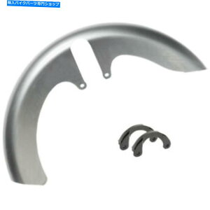 Front Fender �A�[�����l�X�{���̃X�`�[�����t�@�b�g���b�p�[�t�����g�t�F���_�[ - 19 | I-1146 Arlen Ness Real Steel Fat Rapper Front Fender - 19 | I-1146�y���s�A���i�z