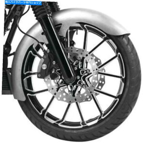 Front Fender �^�V�����A�[�����l�X21�C���`�B�{���̃X�`�[�����b�p�[�t�����g�t�F���_�[ - 06-736�c�[�����O Brand new Arlen Ness 21 in. Real Steel Rapper Front Fender - 06-736 Touring�y���s�A���i�z