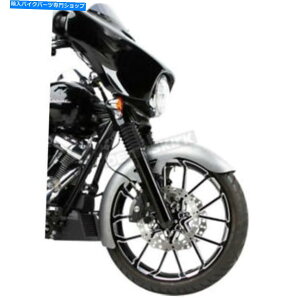 Front Fender Arlen Ness 21 In�B�{���̃X�`�[�����b�p�[�t�����g�t�F���_�[ - 06-787 Arlen Ness 21 in. Real Steel Rapper Front Fender - 06-787�y���s�A���i�z