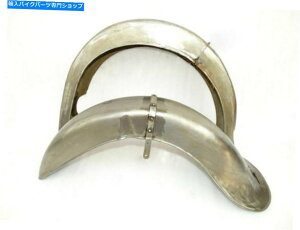 Front Fender re[WBMW R71I[goCiREPROĵ߂̐̑Oƌ㕔}bhK[h̃tF_[Zbg Raw Front And Rear Mudguard Fender Set For Vintage BMW R71 Motorcycle (Repro)