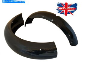 Front Fender ���C�����G���t�B�[���h500cc @uk�̂��߂̃t�F���_�[�t�����g���A�u���b�N�}�b�h�K�[�h FENDER FRONT REAR BLACK MUDGUARD FOR ROYAL ENFIELD 500CC @UK�y���s�A���i�z