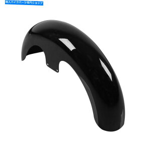 Front Fender ubN21 "bvtgtF_[tBbgn[[c[O[hXg[gOCh[hLO Black 21" Wrap Front Fender Fit For Harley Touring Road Street Glide Road King
