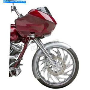 Front Fender Arlen Ness 23 In�B�{���̃X�`�[�����b�p�[�t�����g�t�F���_�[ - 06-738 Arlen Ness 23 in. Real Steel Rapper Front Fender - 06-738�y���s�A���i�z