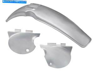 Front Fender }nXT500 1978 XT 500NX^Vo[4-039ptgtF_[TChJo[Zbg Front Fender Side Cover Set For Yamaha XT500 1978 XT 500 Crystal Silver 4-039