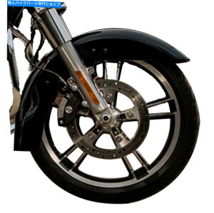 Front Fender 26 "zC[120/130^CobK[bvtgtF_[tBbgn[[c[OubN 26" Wheel 120/130 Tires Bagger Wrap Around Front Fender Fit Harley Touring Black