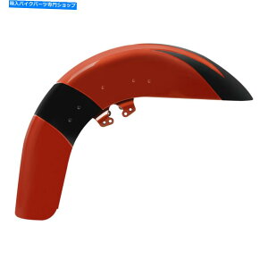 Front Fender CVO�X�g���[�g�O���C�h17�T���o�[�X�g�I�����W�X�^�[�t�@�C�A�u���b�N�c�[�����O Front Fender Fit For CVO Street Glide 17 Sunburst Orange Starfire Black Touring�y���s�A���i�z