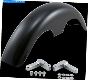 Front Fender Klock werks kw05060004c^Chugger klubtgtF_[w / chrome}EgubN19in Klock Werks KW05060004C Tire Hugger Klub Front Fender w/ Chrome Mount Block 19in