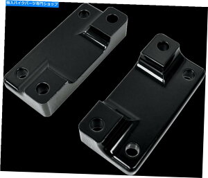 Front Fender Drag Specialties Black Front FenderA_v^80-13n[[c[OFLHX FLT Drag Specialties Black Front Fender Adapters 80-13 Harley Touring FLHT FLHX FLT