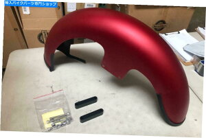 Front Fender OS��D AVANBLACK 21 ���b�p�[�n�K�t�����g�t�F���_�[�׈��ȃ��b�h�f�j�� OS&D Advanblack 21 Reveal Wrapper Hugger Front Fender Wicked Red Denim For HD�y���s�A���i�z