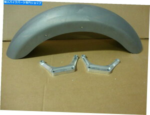 Front Fender �r�b�O�h�b�O�I�[�g�o�C2008-2011�s�b�g�u���O�t�����g�X�`�[���t�F���_�[W /�u���P�b�g23 �z�C�[��HD Big Dog Motorcycles 2008-2011 PITBULL front steel fender W/ bracket 23 WHEEL HD�y���s�A���i�z