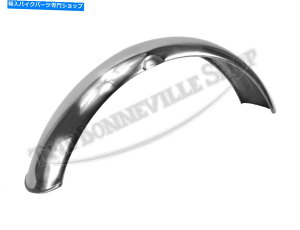 Front Fender Triumph 500 650�X�e�����X�|�̃t�����g�}�b�h�K�[�h�t�F���_�[1966-69�C�M���XPN��97 --... Triumph 500 650 Stainless Steel Front Mudguard Fender 1966-69 UK Made PN# 97-...
