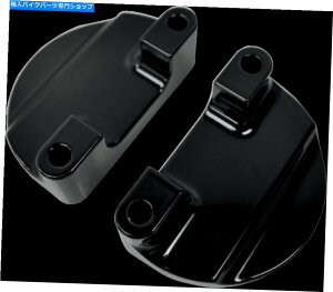 Front Fender Drag Specialties Black Front FenderA_v^80-13n[[c[OFLHR FLHX FLHT Drag Specialties Black Front Fender Adapters 80-13 Harley Touring FLHR FLHX FLHT