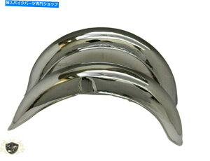 Front Fender m[g̉HtXCtgAN[h}bhK[hZbg|tBbg NORTON FEATHERBED SLIMLINE FRONT & REAR CHROMED MUDGUARD SET |Fit For