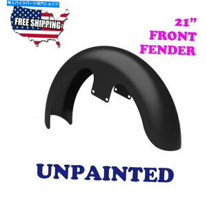 Front Fender AdvanBlack Unpainted 21 86-20�n�[���[�̃��b�p�[�n�K�t�����g�t�F���_�[ Advanblack Unpainted 21 Reveal Wrapper Hugger Front Fender For 86-20 Harley�y���s�A���i�z