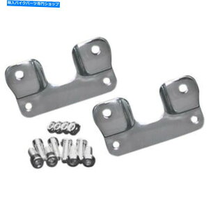 Front Fender 21C`zC[14-17n[[Et̂߂Covingtons ChrometgtF_[uPbgA_v^[ Covingtons Chrome Front Fender Brackets Adapters for 21" Wheel 14-17 Harley FLH