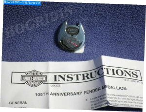 Front Fender n[[_CiX|[cX^[XL 883 1200 105NLOtF_[_ItgA HARLEY DYNA SPORTSTER XL 883 1200 105TH ANNIVERSARY FENDER MEDALLION FRONT REAR
