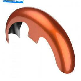 Front Fender 焦げたオレンジ21 "86-20ハーレーツーリングのためのラッパーハガフロントフェンダー Scorched Orange 21" Reveal Wrapper Hugger Front Fender For 86-20 Harley Touring