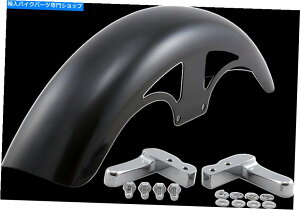 Front Fender Klock werks kw05060007c�^�C��hugger p-tom�t�����g�t�F���_�[�N���[���}�E���g�u���b�N19in Klock Werks KW05060007C Tire Hugger P-Tom Front Fender Chrome Mount Block 19in