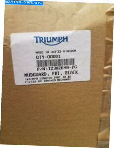 Front Fender T2302648-PG新しい勝利フロントマッドガードブラックオファー T2302648-PG NEW TRIUMPH FRONT MUDGUARD BLACK MAKE OFFER