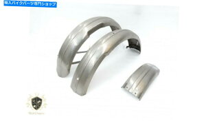 Front Fender 3HW 350cc�t�����g�����A�}�b�h�K�[�h/�t�F���_�[�Z�b�g���X�`�[��|�t�B�b�g TRIUMPH 3HW 350CC FRONT & REAR MUDGUARD/FENDER SET RAW STEEL|Fit For�y���s�A���i�z