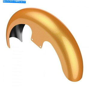 Front Fender n[hLfBS[ht[N21 "bp[nKtgtF_[tBbg86-20n[[ Hard Candy Gold Flake 21" Reveal Wrapper Hugger Front Fender Fit 86-20 Harley