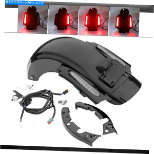 Rear Fender CVOスタイルはハーレーダビッドソンツーリングモデルのためのリアフェンダーシステム2009-2013 09 CVO Style LED Rear Fender System For Harley Davidson Touring Models 2009-2013 09