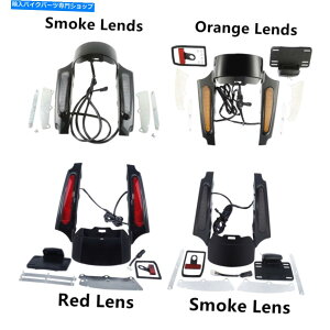 Rear Fender AtF_[ؖLEDCgtBbgCVOXg[g[hOCh09-13 Rear Fender Fascia LED Light Fit For Harley Touring CVO Street Road Glide 09-13