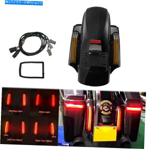 Rear Fender LED CVOX^CAtF_[VXetBbgElectra Street Glide Road King LED CVO Style Rear Fender System Fit For Touring Electra Street Glide Road King