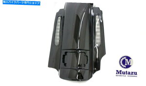 Rear Fender 09-18n[[c[Ô߂1̐LkꂽAtF_[CVO 2 CVO 2 in 1 Stretched Extended Rear Fender w/ LED Lights for 09-18 Harley Touring