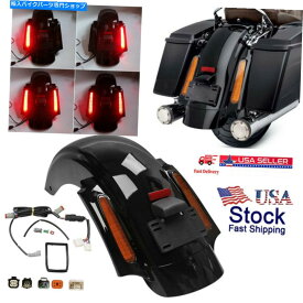 Rear Fender ハーリーツーリングCVOスタイルElectra Glide USのためのオートバイLEDリアフェンダーシステム Motorcycle LED Rear Fender System For Harley Touring CVO Style Electra Glide US