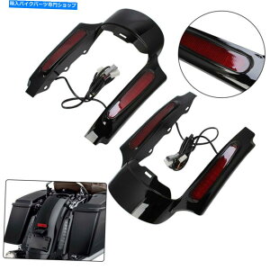 Rear Fender AtF_[ؐjMs̃u[LtBbgHarley 2009-2013 Rear Fender Extension Fascia Turn Signal Running Brake Fit For Harley 2009-2013