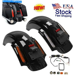 Rear Fender n[[c[OXg[gGNgOCh09-13̂߂̃[^[CVOX^CAtF_[VXe Motor CVO Style Rear Fender System For Harley Touring Street Electra Glide 09-13