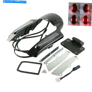 Rear Fender AtF_[ؓZbgLEDCgtBbgFLHR FLTR FLTR FLTR FLHX 09-13 Rear Fender Fascia Set LED Light Fit For Harley Touring FLHR FLTR FLHX 09-13