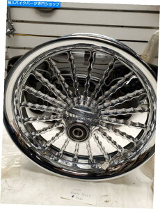 Rear Fender JX^}OzC[cCXJAXn[[`bp[3.5x16NtgAVi Custom Mag Wheel Twista AMS Conquest Harley chopper 3.5x16 Chrome Front Rear NEW