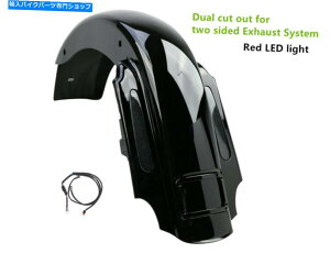 Rear Fender 1993N2008NLEDCgtCVOXgb`AtF_[Davidson Touring CVO Stretched Rear Fender with LED Lights for 1993-2008 Harley Davidson Touring
