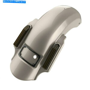 Rear Fender AdvanBlack Silver Fortune Dominator�X�g���b�`���A�t�F���_�[��2014+�n�[���[�t�B�b�g Advanblack Silver Fortune Dominator Stretched Rear Fender Fits 2014+ Harley�y���s�A���i�z