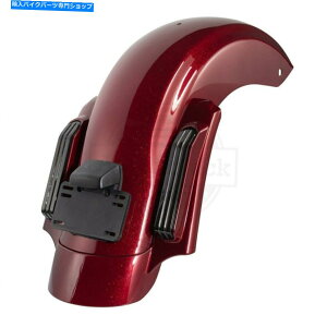 Rear Fender n[hLfBzbgbhbht[NCVOAtF_[VXetBbg14-20n[[c[O Hard Candy Hot Rod Red Flake CVO Rear Fender System Fit 14-20 Harley Touring