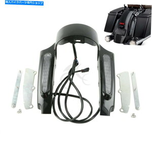 Rear Fender ubNAtF_[LED Xisia forn[[c[OXg[g[hOCh2009-2013 Black Rear Fender LED Fascia Fit For Harley Touring street Road Glide 2009-2013