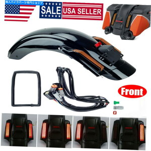 Rear Fender Harley Touring Road Electra Glide 14-20 CVO USAのためのLEDスタイルリアフェンダーシステム LED Style Rear Fender System For Harley Touring Road Electra Glide 14-20 CVO USA