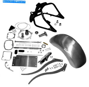 Rear Fender 240 250Lb^CLbgubNXCOA[̃ÃtF_[̃Xgbgn[[\tg 240 250 Wide Fat Tire Kit Black Swingarm Raw Rear Fender Struts Harley Softail