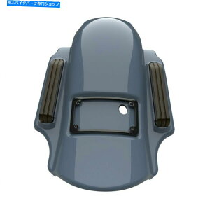 Rear Fender AdvanBlack Gunship Grey DominatorXgb`AtF_[tBbg14+n[[_rbh\ Advanblack Gunship Gray Dominator Stretched Rear Fender Fits 14+ Harley Davidson