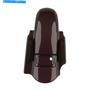 Rear Fender �u���b�N�`�F���[�h�~�l�[�^�[�̓n�[���[�c�[�����O�̂��߂Ƀ��A�t�F���_�[2��L�΂���09-13 Black Cherry Dominator Stretched Rear Fender 2 into 1 For Harley Touring 09-13�y���s�A���i�z