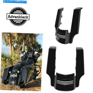 Rear Fender 2009�N�ȍ~�̃n�[���[�c�[�����O�̂��߂�Advan Vidivid Black Streded���A�t�F���_�[�g�� Advan Vivid Black Stretched Rear Fender Extension For 2009+ Harley Touring